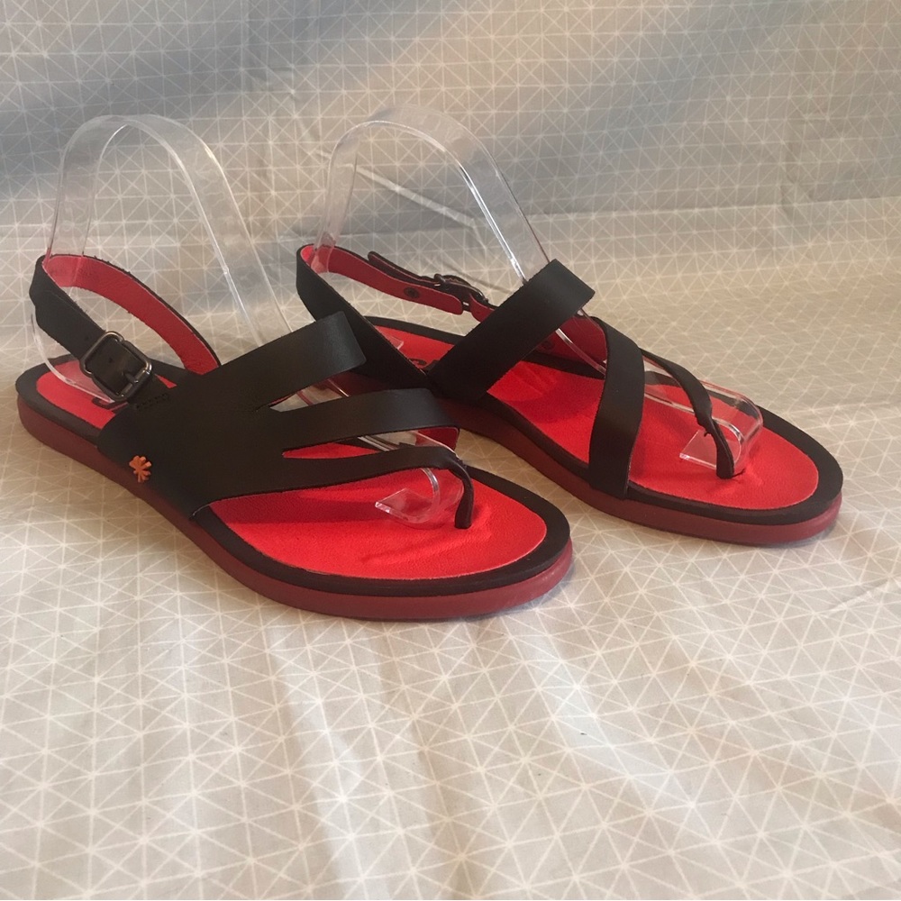 The Art Company 1813 Larissa Cartago Black Red Sandals 42